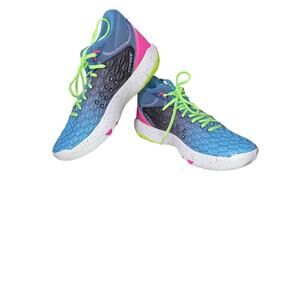 Under Armour HOVR 5 Clone Basketball Shoes 3025605-300 Aqua Foam Size 14 Mens